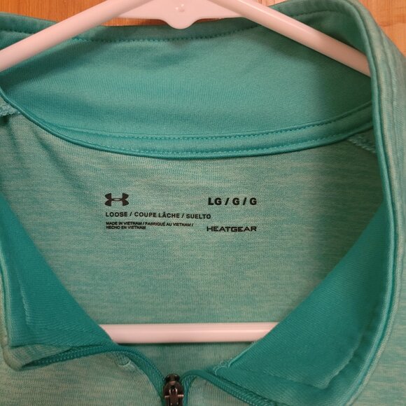 Under Armour Men's Tech 1/4 Zip Pullover Teal Athletic - Picture 3 of 3